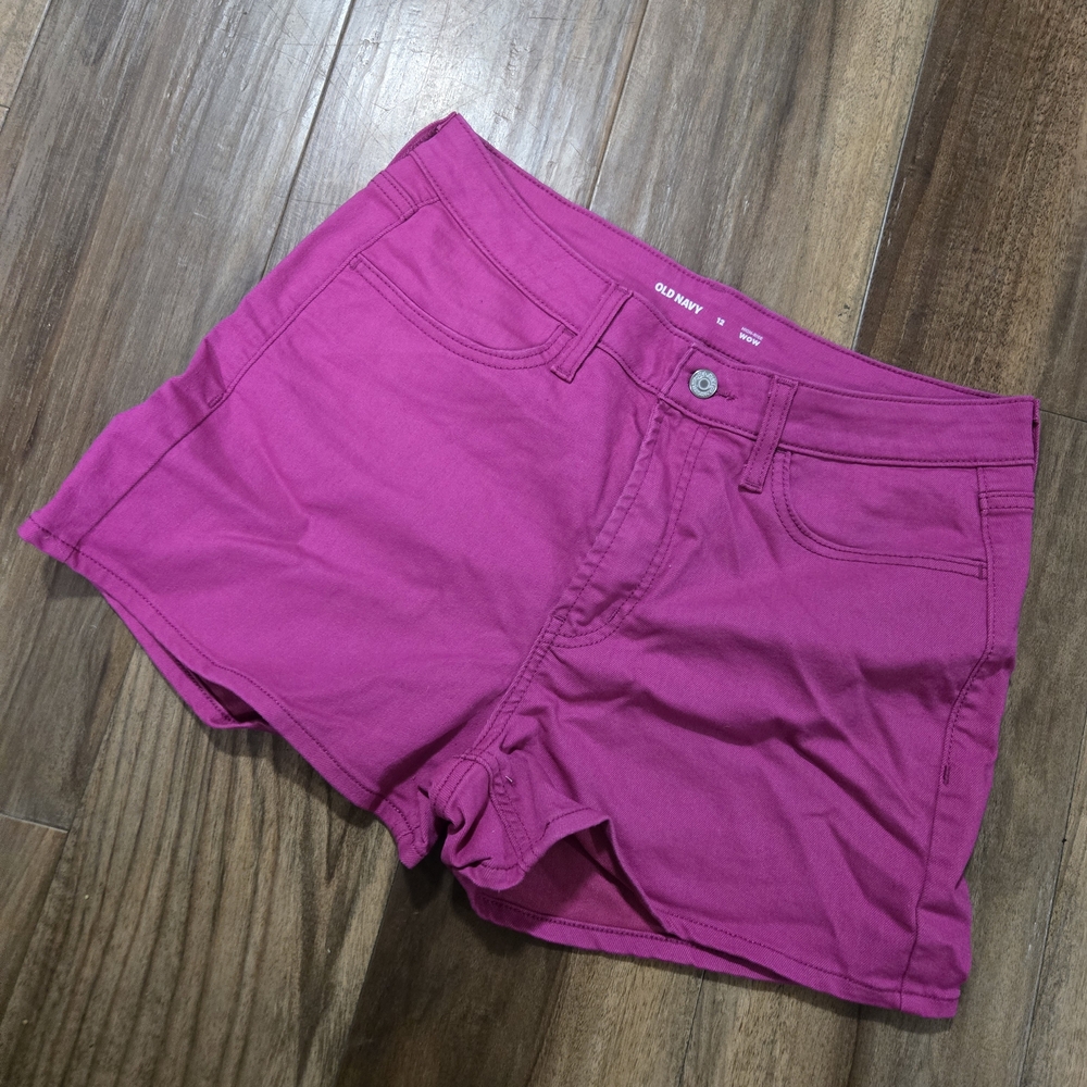 Old Navy Women's Fuchsia Jean Shorts
